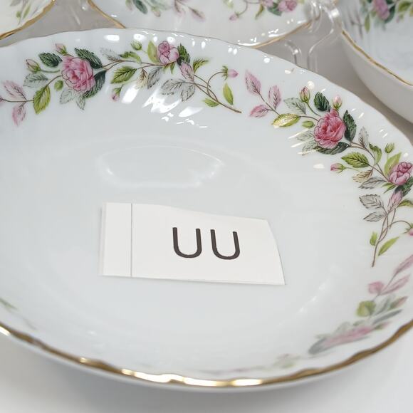 Four Fruit Dessert Bowls Regency Rose 2345 Creative Fine China Replacement [UU] - Picture 3 of 7